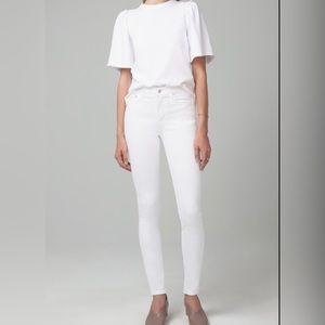 NWT Citizens of Humanity Rocket Sculpt Skinny in White - Size 28